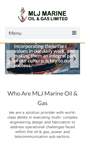 Mobile Screenshot of mljmarineoilandgas.com